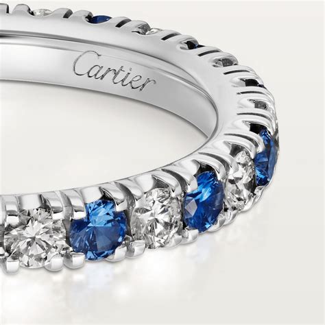 cartier fede zaffiri